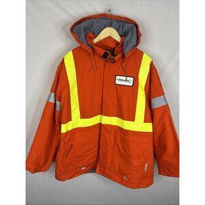 AGO Industries FR Hi-Vis Safety Jacket Insulated Parka Orange Mens 48 Canada